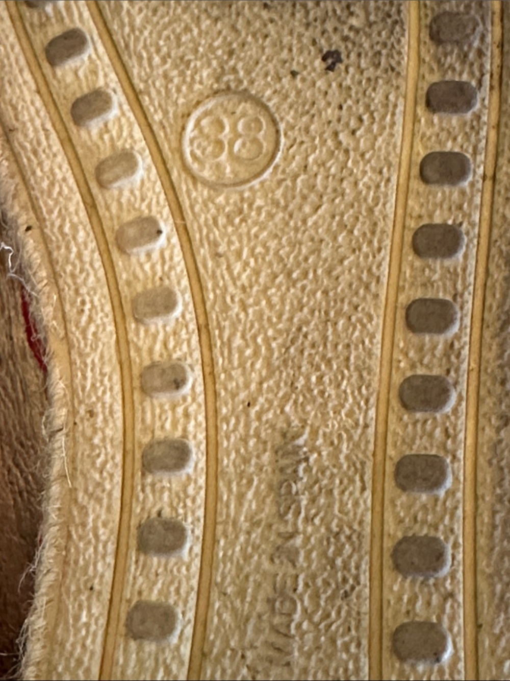 Verbenas | Carmen Red Suede Espadrille Flats - Made in Spain, Size 38 - Picture 12 of 12